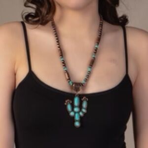 Turquoise and Copper Necklace